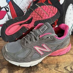 Size 9.5/10 - New Balance 990v4 Gray Pink White W990GP4 Women s USED *READ DESC*